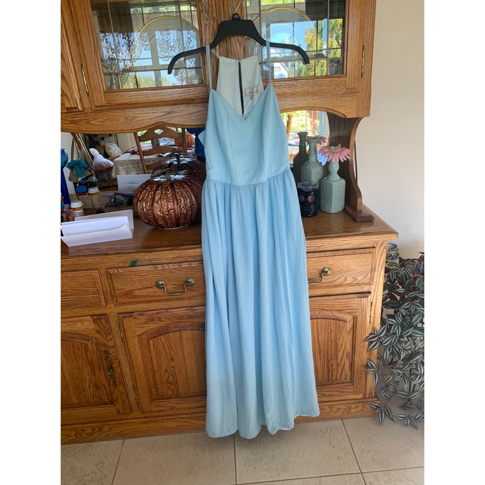 Adelyn Rae Baby Blue Maxi Dress